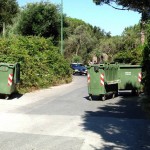 cassonetti rifiuti spostati