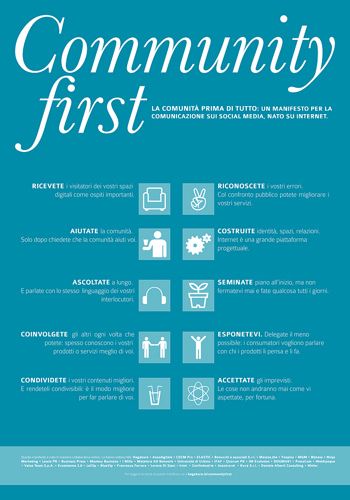 comunicazione internet social media manifesto