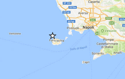 Trema la Campania. Ancora una scossa di terremoto sull'isola di Ischia Trema la Campania. Ancora una scossa di terremoto sull'isola di Ischia