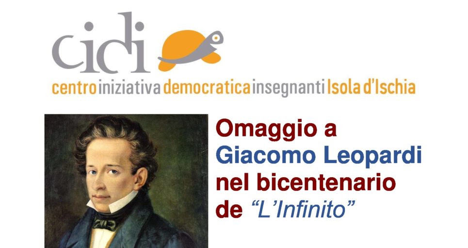 Ischia, Istituto “C. Mennella” venerdì 24 maggio omaggio a Leopardi nel bicentenario de Ischia, Istituto “C. Mennella” venerdì 24 maggio omaggio a Leopardi nel bicentenario de